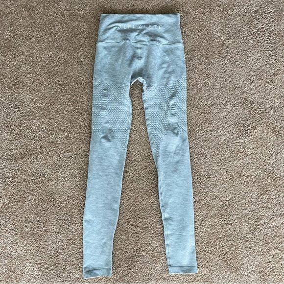 Alphalete | Women's Halo Leggings Cloud Gray Size Small - Picture 4 of 8